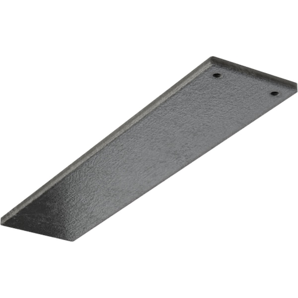 Ekena Millwork 3"W x 14"D Logan Hidden Support Steel Bracket w/ 10" Support Depth, Antiqued Silver BKTM03X14LOASV - main